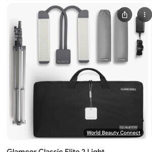 Glamcor Classic Elite 2 Light Kit With Tripod & Lash Extensions